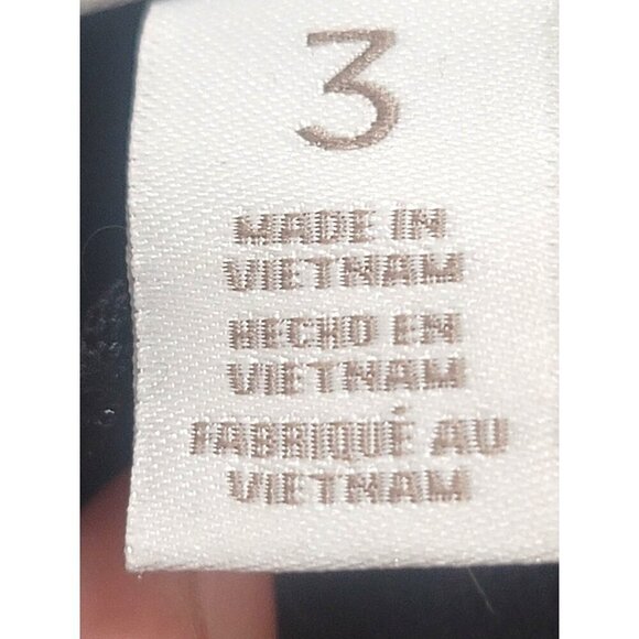 Weekends by Chicos Plus Size Black Relaxed Fit Drawstring Lounge Pants Size 3XL - Picture 10 of 11